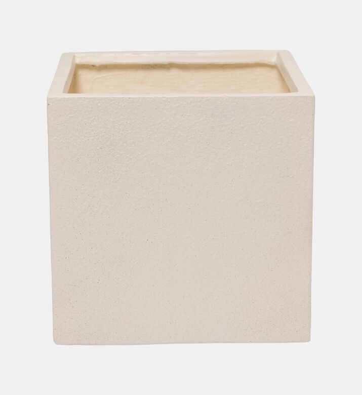 Fiber Clay Square Planter