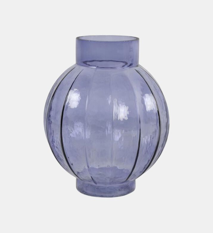 Decostar Nikka Medium Transparent Vase, Dark-blue, M, Packshot View