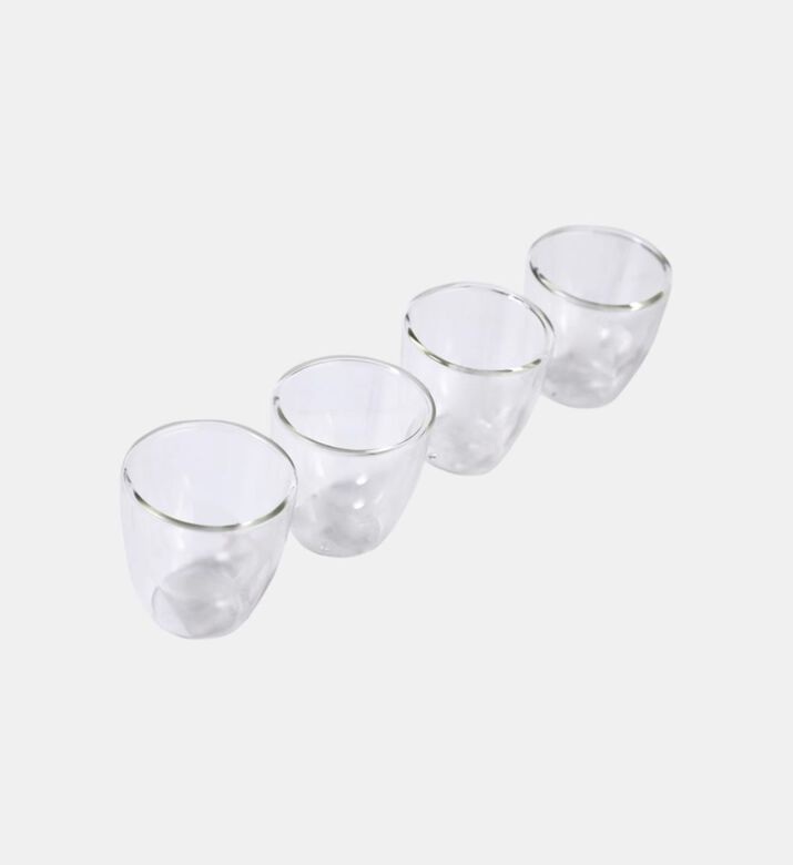 Espresso Glass Double Wall 4pce Set