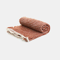 Honey Waffle Cotton Wool Throw