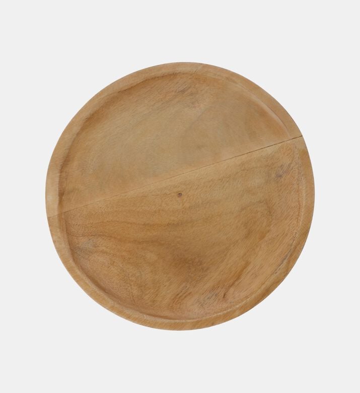 Home Deco and More Plate 28cm Natural Finish, Packshot View