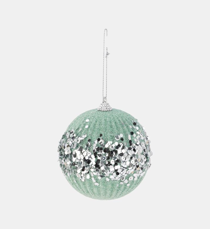 Home Deco and More Xmas Ball Sequins, Green, Packshot View