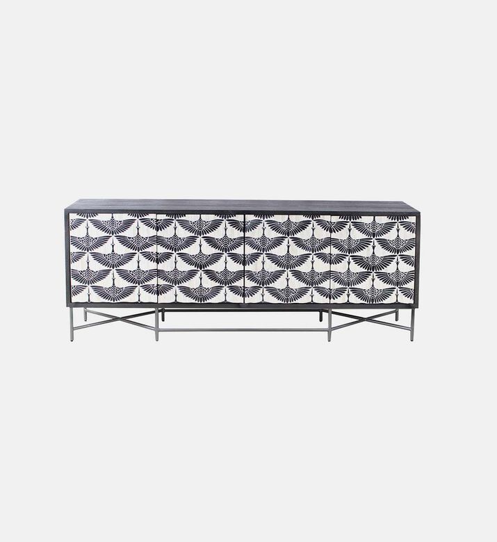 Swan Iron Buffet Table 203 X 45.5 X 81 Cm