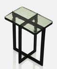 Delta Glass Side Table 2-piece Set