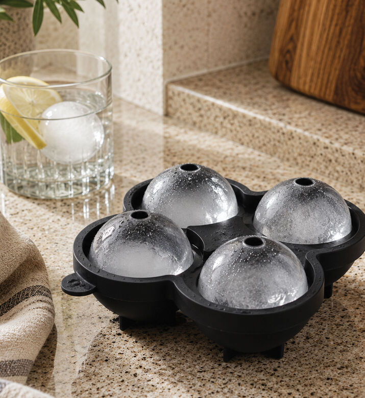 Excellent Houseware Plastic 4- Ice Balls Tray, Packshot View