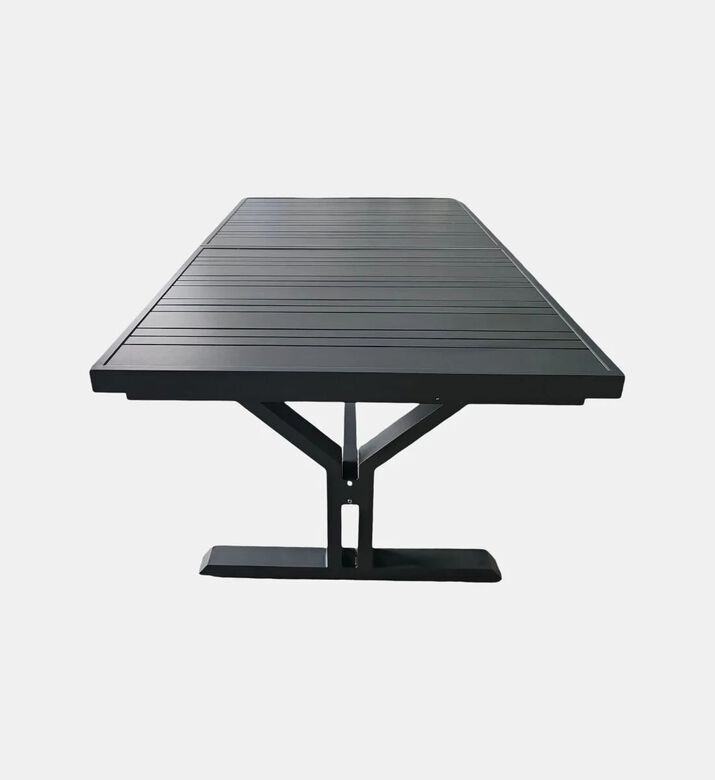 Home Deco and More Tiffany Extendable Dining Table, Grey, Packshot View
