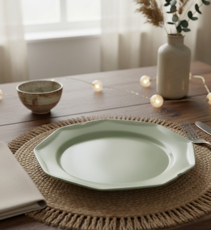 Flower Porcelain Serving Plate