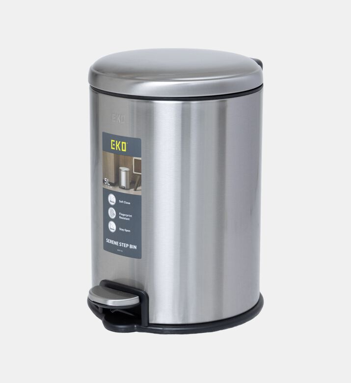 Serene Stainless Steel Pedal Bin - 5 L