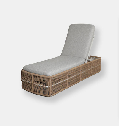 Olivia Aluminum Wicker Sunbed