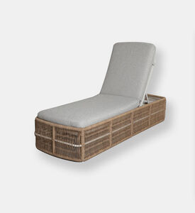 Olivia Aluminum Wicker Sunbed