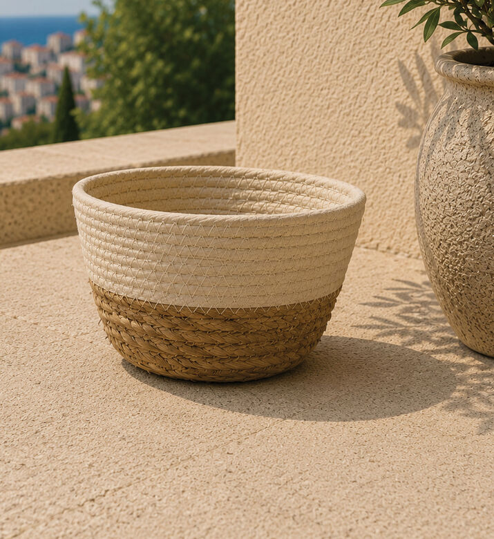 Home Deco and More Paper Rush Mini Storage Basket, Packshot View