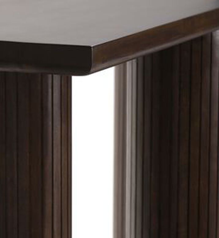 Home Deco and More Pillar Mango Wood Console, Packshot View