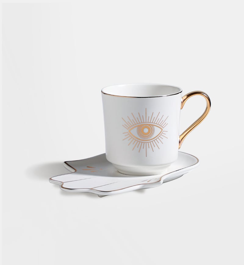 Eye Cup Hamsa Tray 2-piece Set