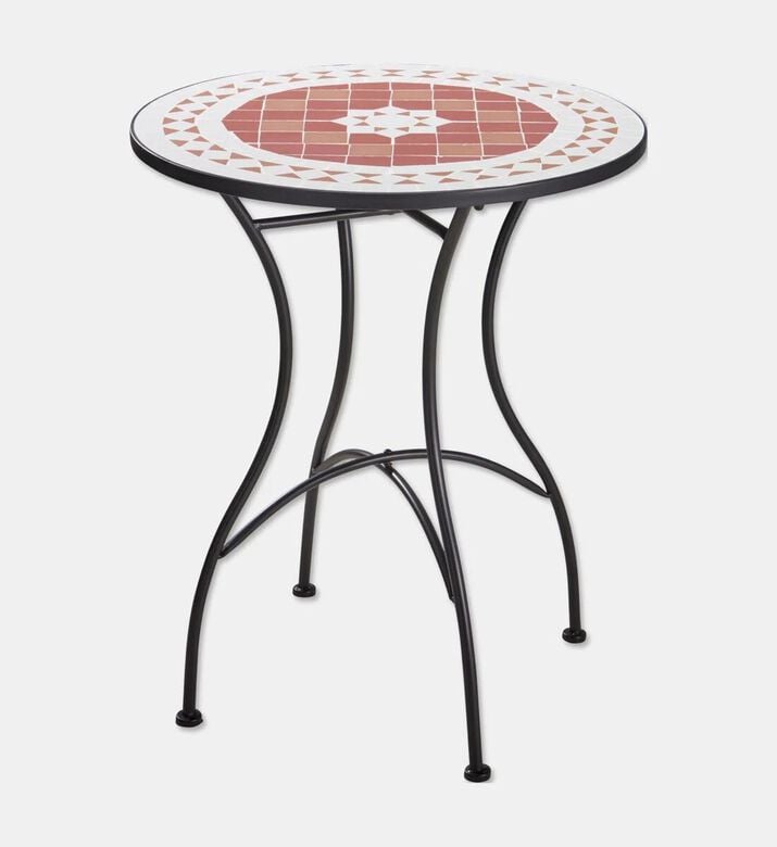 Home Deco and More Mosaic Top Round Bistro Table, Packshot View