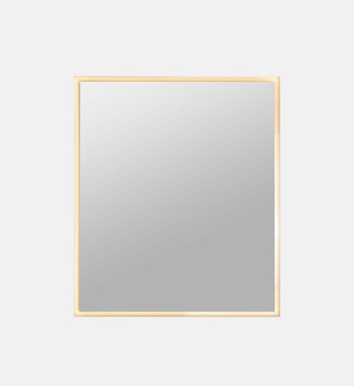 Home Deco and More Rectangular Lighted Bathroom Mirror Cabinet, Packshot View