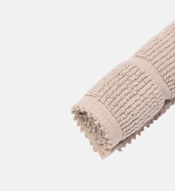 Home Deco and More Diva Cotton Bath Mat, Grey, 60x90-cm, Packshot View