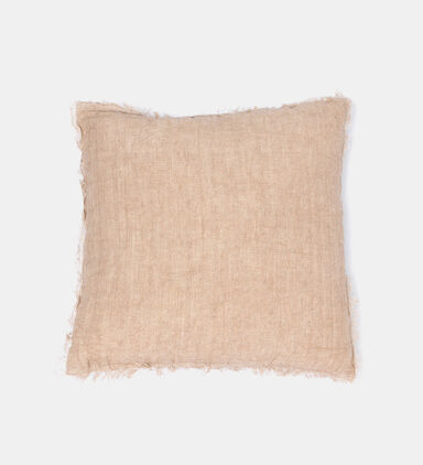 Ganesha Linen-cotton Blend Filled And Vaccumed Cushion
