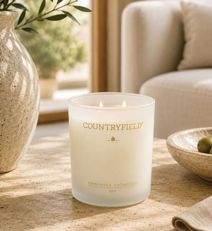 Glass Spa Scent Candle