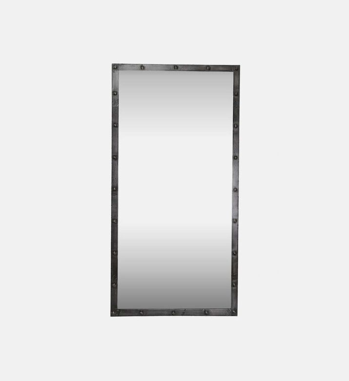 Home Deco and More Jason Iron Frame Rectangular Mirror, Clear, 60x3x120-cm, Packshot View Home Deco and More Jason Iron Frame Rectangular Mirror, Clear, 60x3x120-cm, Packshot View
