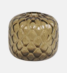 Light and Living Carino Glass Round Flower Vase, Packshot View