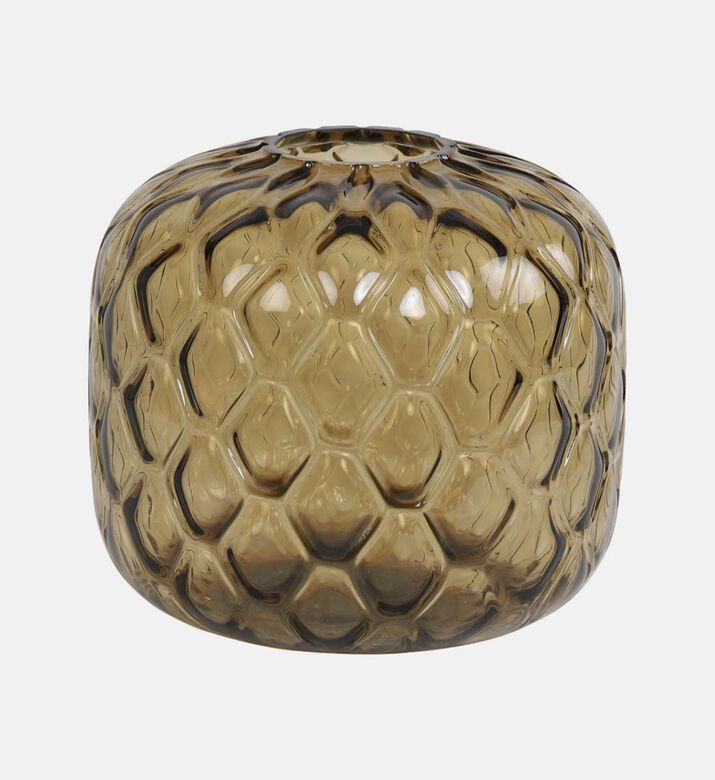 Light and Living Carino Glass Round Flower Vase, Packshot View