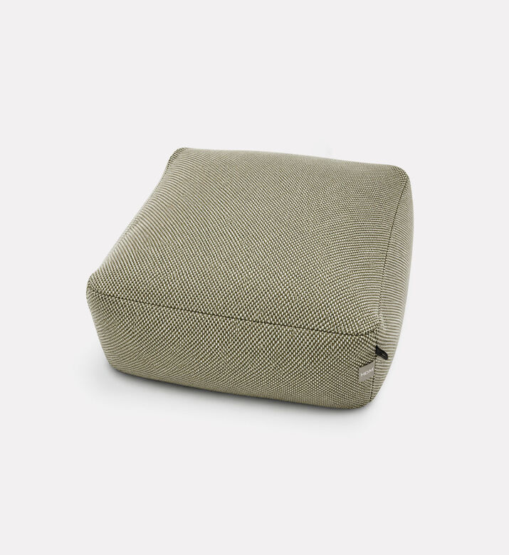 Home Deco and More Nirvana Multipurpose Outdoor Pouf, Green, Packshot View