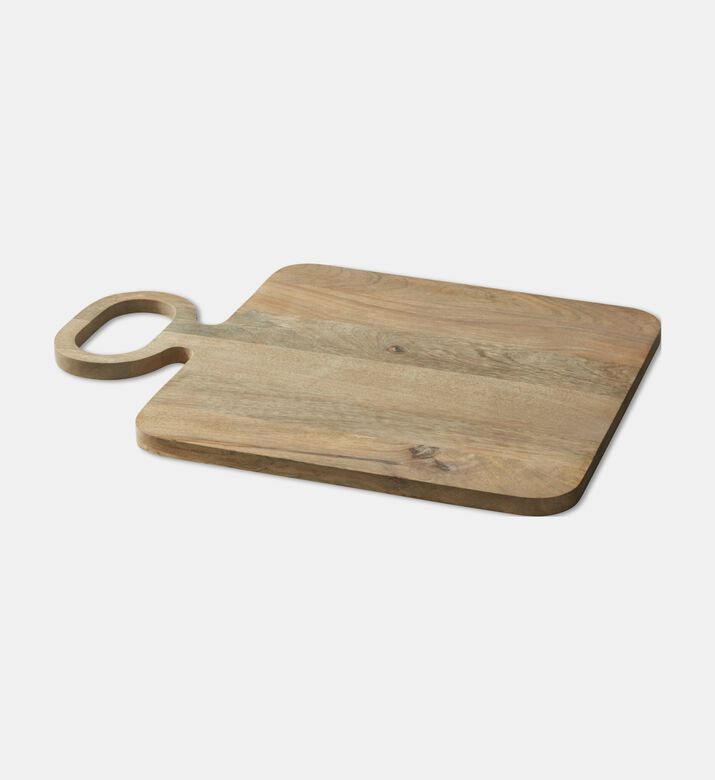 Home Deco and More Rectangular-shape Chopping Board, Beige, 48x35-cm, Packshot View