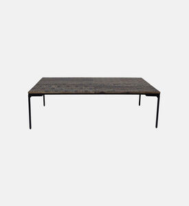 Manda Wooden Coffee Iron-leg Table
