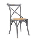 Birch Wood Cross-back Dining Chair