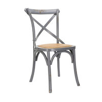 Birch Wood Cross-back Dining Chair