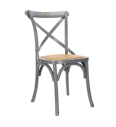 Birch Wood Cross-back Dining Chair