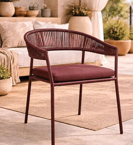 Home Deco and More Geneve Dinning Chair, Terracotta, Packshot View