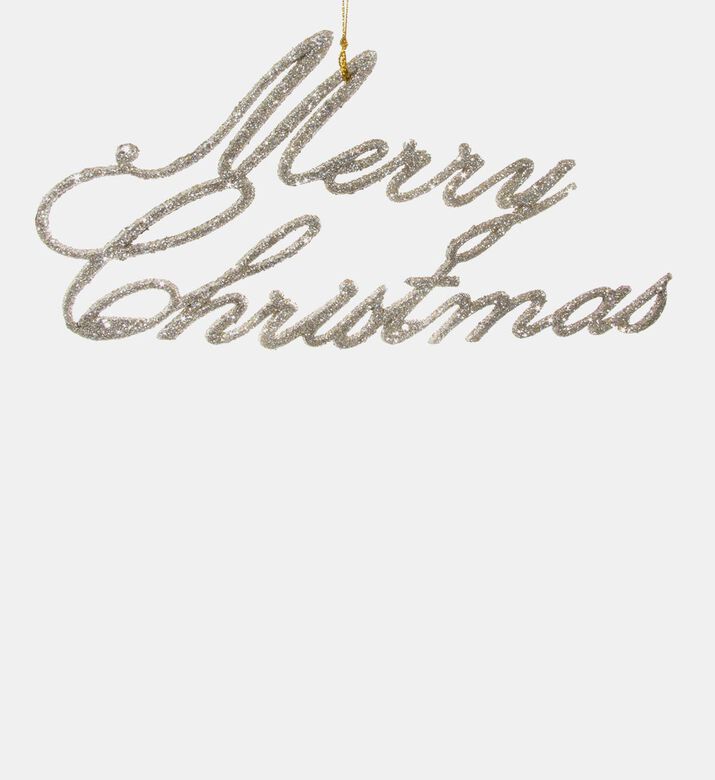 Plastic Merry Christmas Ornament