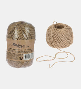Jute Rope Ball 2-piece Set