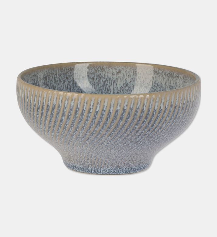 Home Deco and More Ceramic Large Serving Dish, Blue, Packshot View