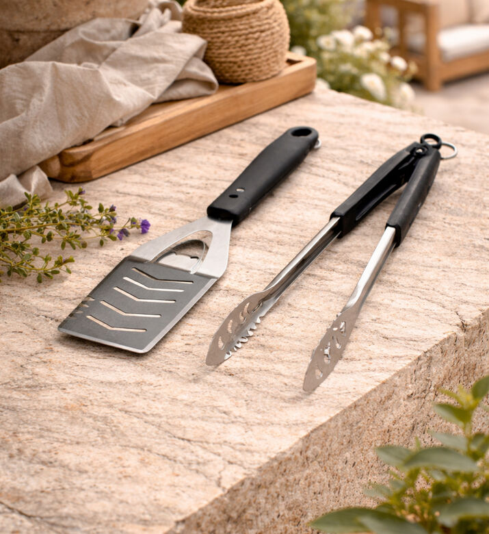 Vaggan Stainless Steel Bbq Tools 2-piece Set, Packshot View