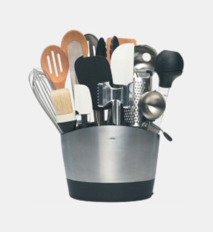 Oxo Stainless Steel Utensil Holder, Packshot View