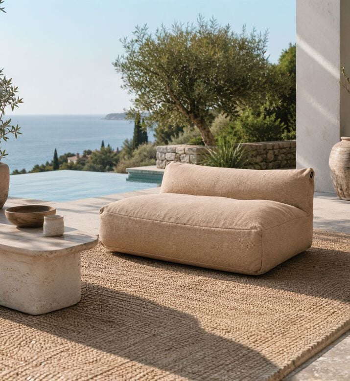 Home Deco and More Nirvana 2-seaters Sofa, Orange, Packshot View
