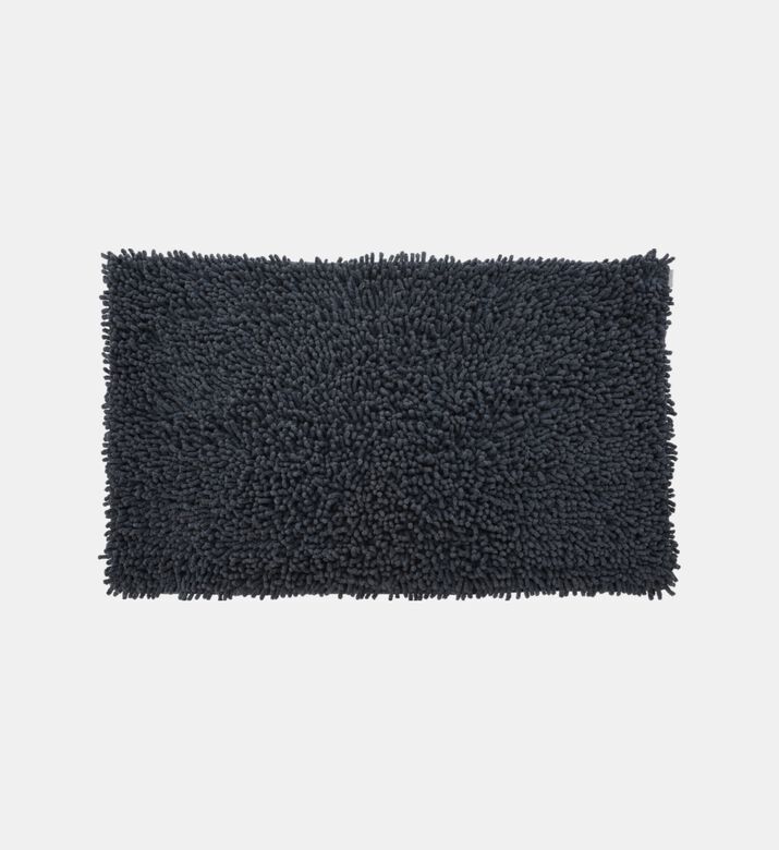 Bathroom Solutions Cotton Bathroom Mat, Dark-grey, Packshot View