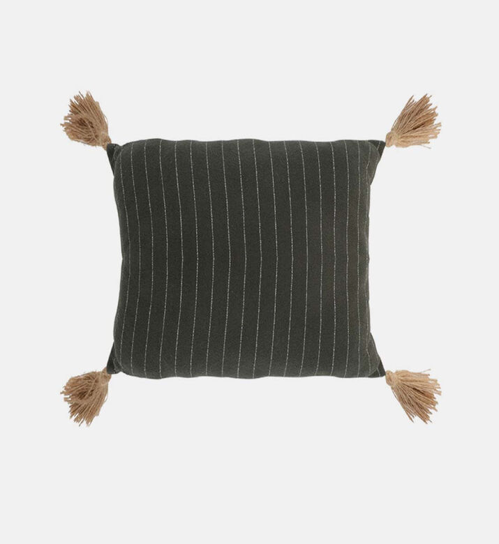Home and Styling Tassels Square-shaped Cushion, Packshot View