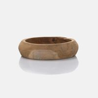 Teak Root Wood Round Bowl