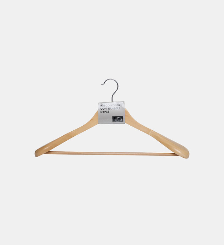 Home Deco and More Wooden Coat Hanger, Packshot View