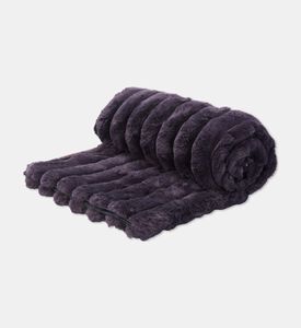 Home Deco and More Plaid Woven Throw Blanket, Black, Packshot View