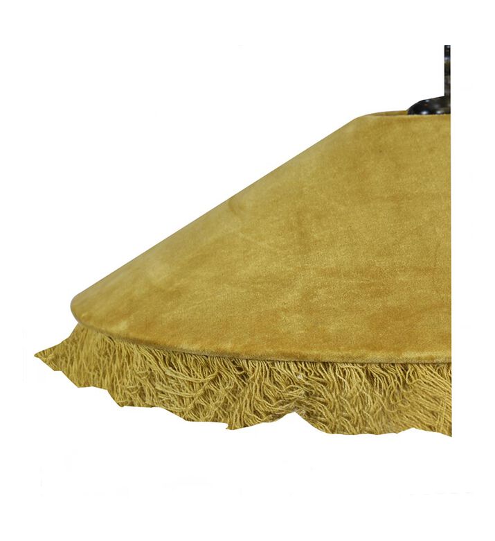 Gold Velvet Fabric Pendant Lamp