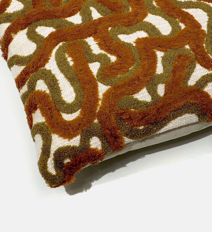 Home Deco and More Scribble Cotton Square Cushion, Packshot View