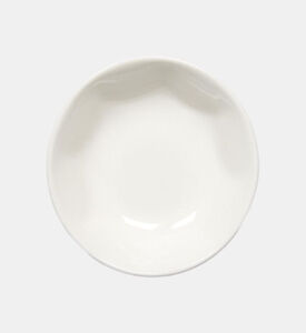Essenza Sculpture Porcelain Tiny Bowl, Off-white, 9.5-cm, Packshot View