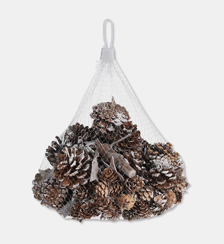 Home Deco and More Natural Assorted Pinecones Bag, Packshot View