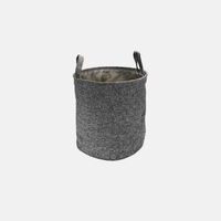 Fabric Round Sewing Basket