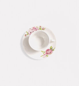 Home Deco and More Floral-print 6-piece Tea Cup Saucer Set, Packshot View