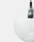 Recycled Glass Globe Pendant Lamp